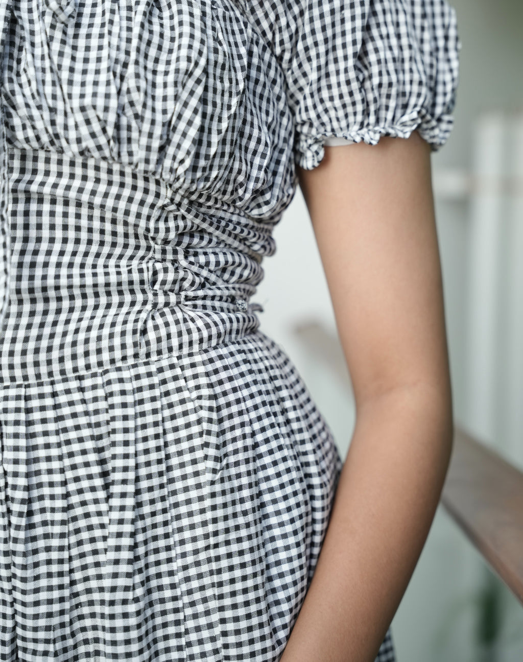 Alba Gingham Gown
