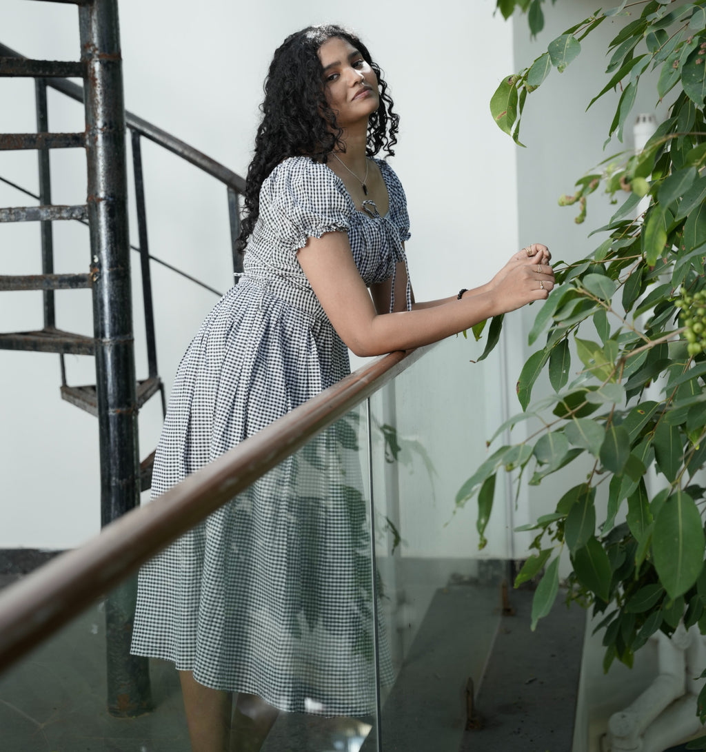 Alba Gingham Gown