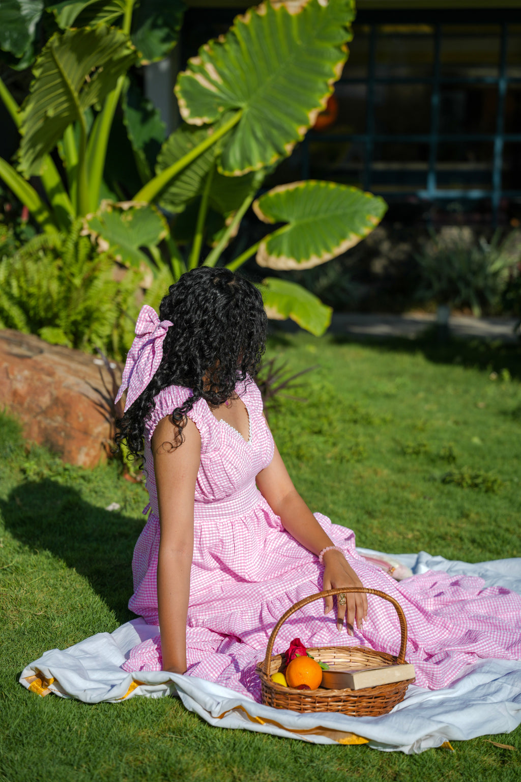 Meadow Gingham Gown