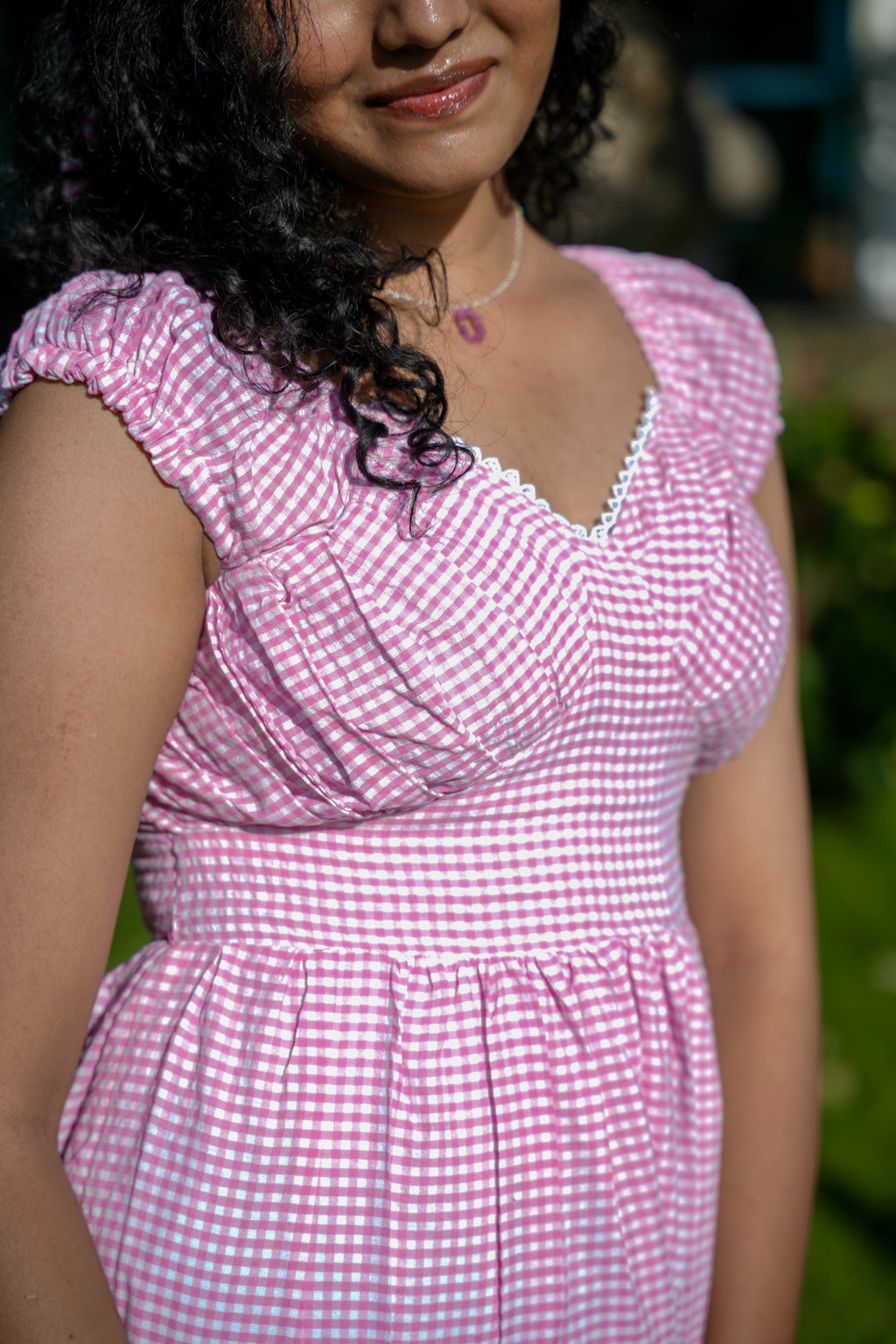 Meadow Gingham Gown