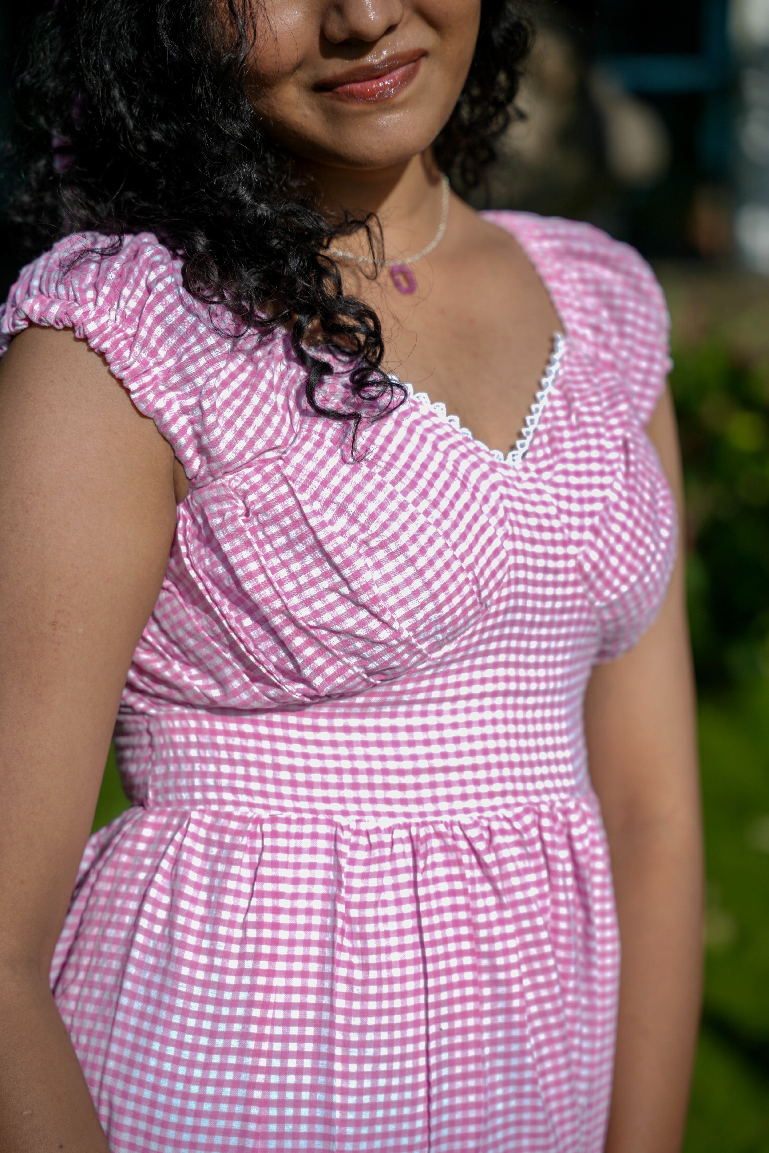 Meadow Gingham Gown