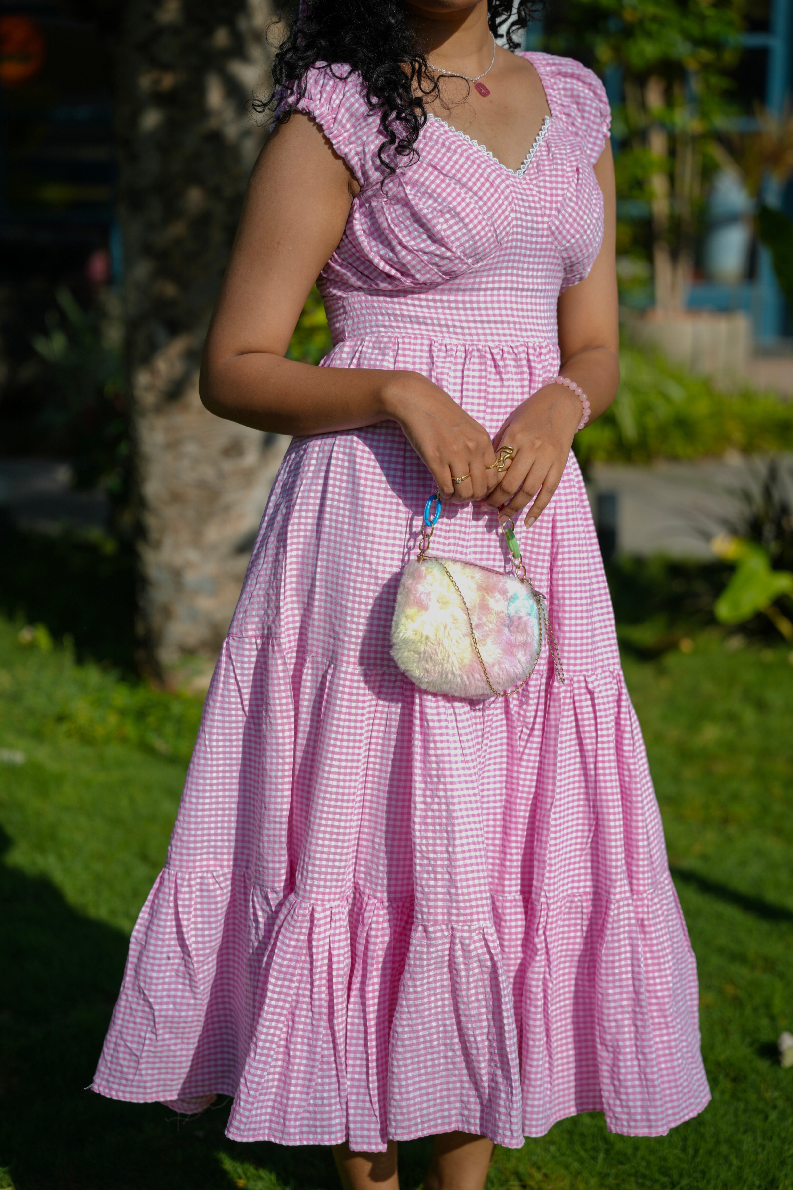 Meadow Gingham Gown